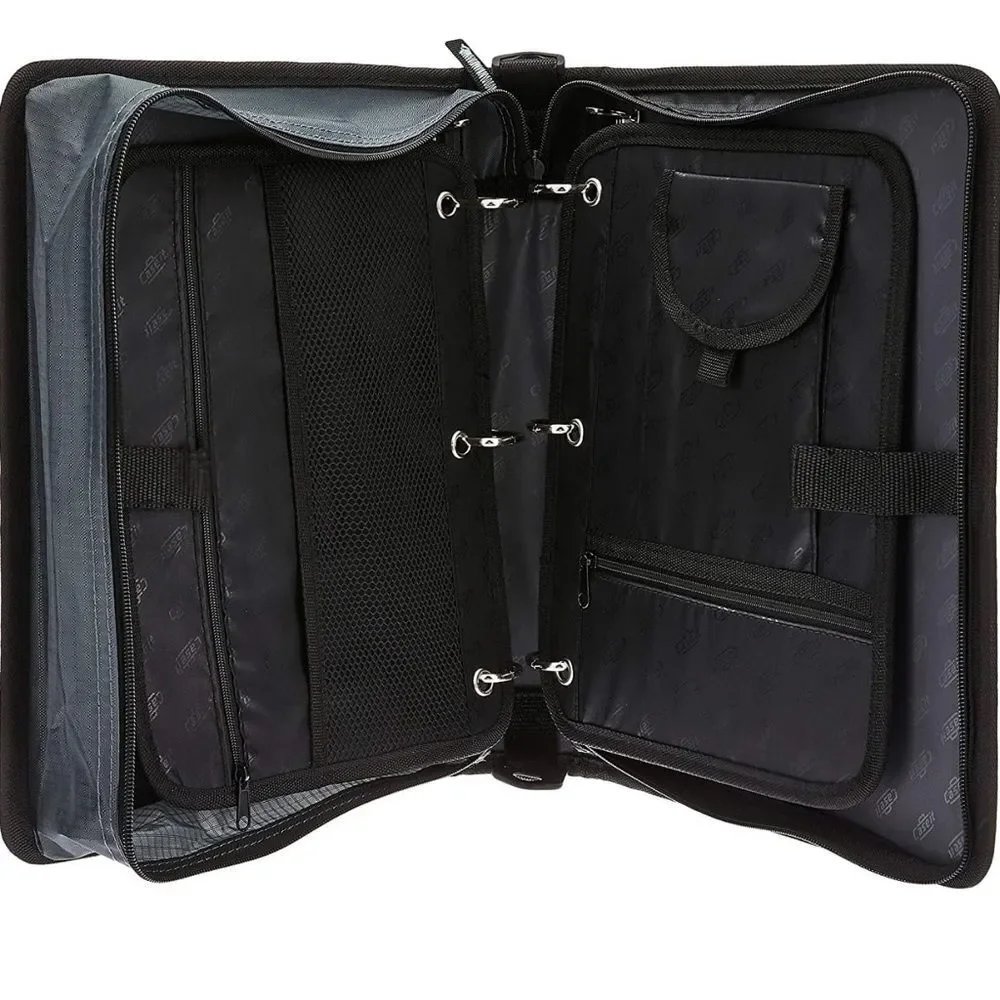 Case it file binder with shoulder straps for home office